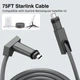 Кабель сменный для Starlink V2 Cable 75 ft 23 м - изображение 6