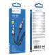 Кабель Hoco UPA32 audio cable AUX Jack 3.5 to Jack 3.5 1М Чорний - зображення 2