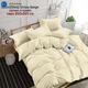 Комплект постільної білизни SoundSleep Stripe Beige сатин-страйп євро 200х220 см бежевий (2251736512017) - зображення 1