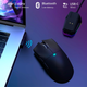Беспроводная игровая мышка Attack SHARK X11 (22000DPI, 2.4G, BT5.2, Type-C, PAW3311, док-станция с RGB, black) - изображение 3