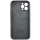 Чохол Silicone Premium case з захистом камери для iPhone 12 Pro Max Full Camera Protective dark grey 9659 - изображение 2