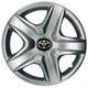 Автомобільні модельні ковпаки R16 Toyota 418 4шт, SJS, сріблясті - изображение 1