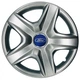 Автомобільні модельні ковпаки R15 Ford 340 4шт, SJS, сріблясті - изображение 1