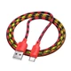 Кабель для зарядки HOCO X116 USB-A/Type-C 3A 1 метр Красный - изображение 1