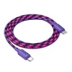 Кабель HOCO X116 для зарядки USB-C × USB-C 60W 3A довжина 1м Фіолетовий - зображення 2