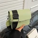 Женская классическая сумка 10461 кросс-боди через плечо зеленая салатовая - изображение 3
