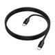 Кабель HOCO Type-C to Type-C Surpass Fast Charging Data cable X115 |1m, 240W/5A| Black - зображення 2