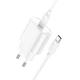 Адаптер сетевой HOCO Type-C to Type-C |1Type-C, 3A/20W, PD/QC| White - изображение 2