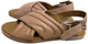 Sandaly damskie skorzane Geox D35SDE000TU-C8156 37 24 cm Bezowe (8056206044128) (955555909477869) - Outlet - obraz 2