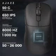 Ігрова бездротова миша Ajazz AJ179Pro Bluetooth/2.4 ГГц/USB-C до 26000 dpi з магнітною станцією Black (AJ179-PRO-B) - зображення 7