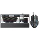 Клавіатура дротова XO KB-06 mixed color luminous mechanical 2в1 (Літери Англійські) + Миша провідна Чорний - изображение 1