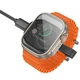 Зарядний бездротовий пристрій Hoco CW60 Whale 2.5W для Smart Watch Чорний - изображение 4