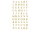 Наліпки Zdesign Gold Letters (4004182037270) - зображення 2