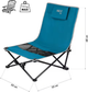 Krzesło plażowe Nils Camp NC3306 Niebiesko-czarne (5908261680939) - obraz 3