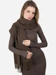 Палантин SumWin Yh-Fashion 2803-11 Темный шоколад - изображение 1
