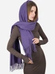 Палантин SumWin Yh-Fashion 2803-41 Темно фіолетовий - зображення 2