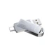 USB флеш-накопичувач з двома роз'ємами USB 3.0 та Type-C XPRO DK03 64GB (37756-01_314) - изображение 3