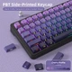 Механічна бездротова (Bluetooth + 2,4G) клавіатура з HOT SWAP Attack SHARK X85, 82 Key, RGB, Win/Mac OS, УКР/АНГЛ, Gradient Purple (X85GP) - зображення 10