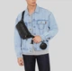Сумка кожаная Coach Elias Belt Bag In Signature Canvas Charcoal CJ506 - изображение 5