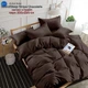 Комплект постільної білизни SoundSleep Stripe Chocolate сатин-страйп євро 200х220 см шоколад (2251736514011) - зображення 1