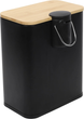 Кошик для ванної кімнати Nuxio Zetru вузький 5L Чорний (5902973461619) - зображення 3