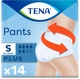 Підгузники труси для дорослих Tena Pants Plus Small 14 шт 65-85 см 6 крап. - зображення 1