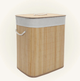 Кошик для білизни з бамбука Nuxio Sana 60L (5902973462128) - зображення 7