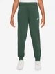 Детские теплые спортивные штаны-джоггеры на флисе для мальчика Nike K Nsw Club Flc Jggr Lbr FD3008-323 S 128-137 см Fir/White (198482176952) - изображение 1