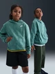 Детское худи для мальчика Nike K Nsw Wash Po Hoodie Ft IH2375-361 S 128-137 см Bicoastal/White (198481209637) - изображение 3