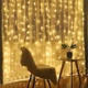 Гірлянда-завіса Зоряний дощ на сонячній батареї, 2м, 190 LED, теплий білий (234576887_298) - изображение 1