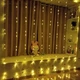 Гірлянда-завіса Зоряний дощ на сонячній батареї, 2м, 190 LED, теплий білий (234576887_298) - изображение 6