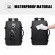 Рюкзак с USB портом Bange Travel backpack 37L BG-1908 Дорожная сумка Черный - изображение 13