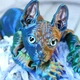 Кот Сфинкс 3D подвижная игрушка 30 см. с глазками сердечками - изображение 2