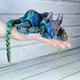 Кот Сфинкс 3D подвижная игрушка 30 см. с глазками сердечками - изображение 4