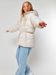Детская зимняя куртка для девочки X-Woyz DT-8368-3 128 см Молочная (2000002510246) - изображение 4