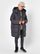 Подростковое зимнее пальто для мальчика X-Woyz DT-8348-29 146 см Графитовое (2000002515425) - изображение 4