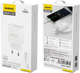 Мережевий зарядний пристрій Dudao A4EU USB-A 2.1A + кабель USB-A - USB-C White (6976625331970) - зображення 3