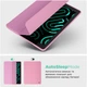 Чехол для планшета ArmorStandart Smart Fold Pen для Samsung Galaxy Tab S10 Lite / S10 FE с креплением для стилуса Pink (ARM85552) - изображение 6