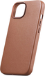 Панель iCarer Real Cowhide Premium Leather Magsafe для Apple iPhone 14 Brown (WMI14220705-BN) - зображення 4