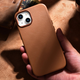 Панель iCarer Real Cowhide Premium Leather Magsafe для Apple iPhone 14 Brown (WMI14220705-BN) - зображення 16