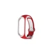 Ремешок Nike style с металлической застежкой для фитнес-браслета Xiaomi Mi Band 4 и 3 Красный с белым (mrk3078) - изображение 4