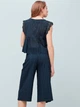 Брюки женские Mango 63067532_дырки_15 34 Темно-синие (KAY2000000824871) - изображение 2