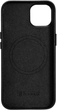 Панель iCarer Real Cowhide Premium Leather Magsafe для Apple iPhone 14 Black (WMI14220705-BK) - зображення 3