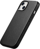 Панель iCarer Real Cowhide Premium Leather Magsafe для Apple iPhone 14 Black (WMI14220705-BK) - зображення 5