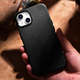 Панель iCarer Real Cowhide Premium Leather Magsafe для Apple iPhone 14 Black (WMI14220705-BK) - зображення 16
