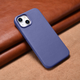 Панель iCarer Real Cowhide Premium Leather Magsafe для Apple iPhone 14 Light Purple (WMI14220705-LP) - зображення 13