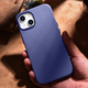 Панель iCarer Real Cowhide Premium Leather Magsafe для Apple iPhone 14 Light Purple (WMI14220705-LP) - зображення 16