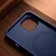 Панель iCarer Real Cowhide Premium Leather Magsafe для Apple iPhone 14 Blue (WMI14220705-BU) - зображення 17
