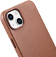 Etui iCarer Real Cowhide Premium Leather Magsafe do Apple iPhone 14 Plus Brown (WMI14220707-BN) - obraz 8