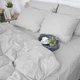 Простынь на резинке MirSon Satin Premium 0251 Skyline 150 х 200 см (2200001087088) - изображение 1